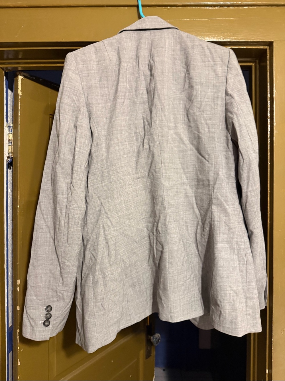 Banana Republic Light Gray Women's Blazer Jacket
